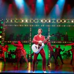 05_Nick Fradiani as ‘Neil – Then’ (center) with ‘The Noise’ and the Band in A Beautiful Noise_ The Neil Diamond Musical – Photo credit Jeremy Daniel_5new