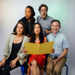 Mia Barron, Cherise Booth, Camille Chen, Rick Holmes, and Nate Corddry_2_Photo by Jeff Lorch