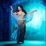 Amanda Robles in the North American Tour of SPAMALOT. Photo by Matthew Murphy and Evan Zimmerman